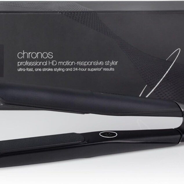 Lisseur ghd Chronos : pour des cheveux brillants et lisses en un temps record Coiffage 3x plus rapide, 2x moins de frisottis, idéal pour tous types de cheveux
