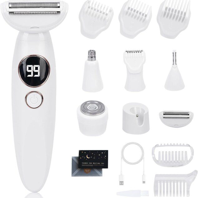 Rasoir électrique TAVADA 5 en 1 pour femmes - Précision et confort