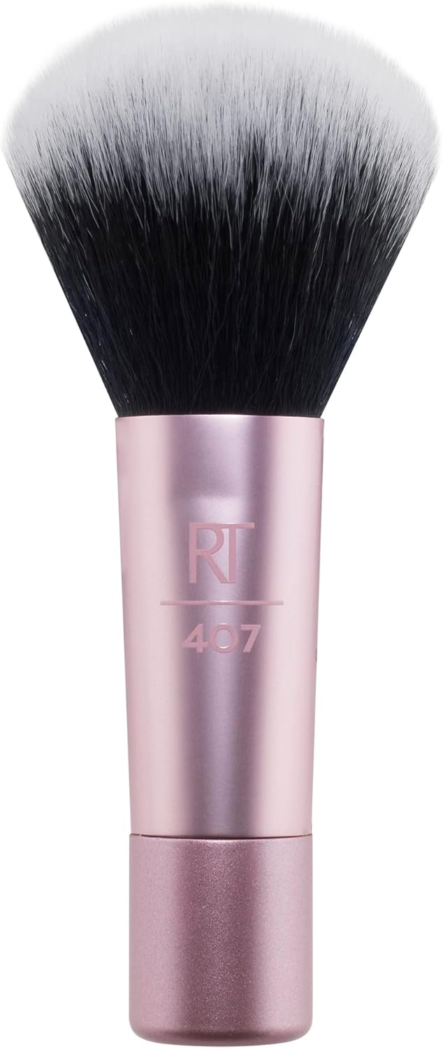 Mini pinceau de maquillage multitâche : l'outil idéal pour un teint parfait   Pour les passionnées de beauté, ce pinceau polyvalent s'adapte à tous vos besoins en fard à joues, poudre bronzante et poudre, offrant une application précise grâce à ses poils synthétiques découpés sur mesure.