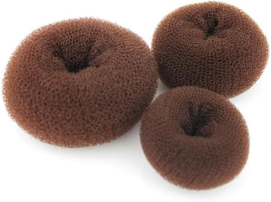 Donuts pour chignon : lot de 3 accessoires de coiffure pour un style élégant et raffiné