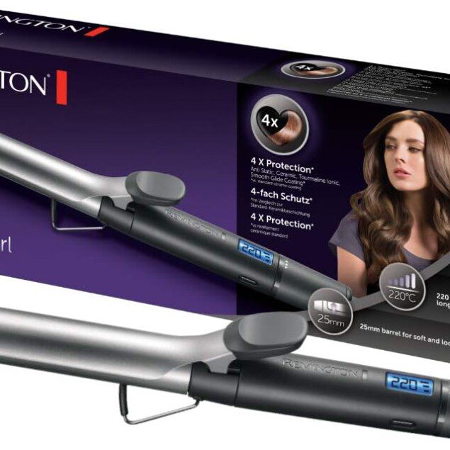 Boucleur à cheveux Remington Pro Soft Curl : des boucles souples pour un style élégant et durable 

Profitez de 4X Protection avec céramique et tourmaline ionique, réglages précis pour tous les types de cheveux