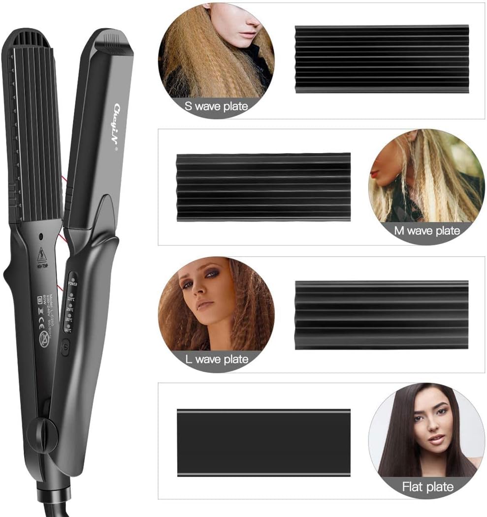 Lisseur cheveux 4 en 1 : l'outil polyvalent pour un coiffage élégant et sans brûlures – Image 3
