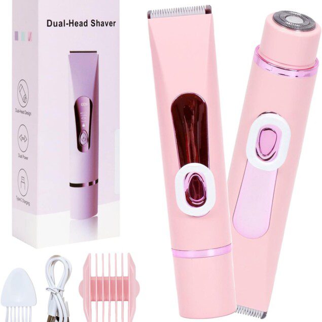 Rasoir Électrique Wishstar 2 en 1 pour Femmes - Douceur et Précision