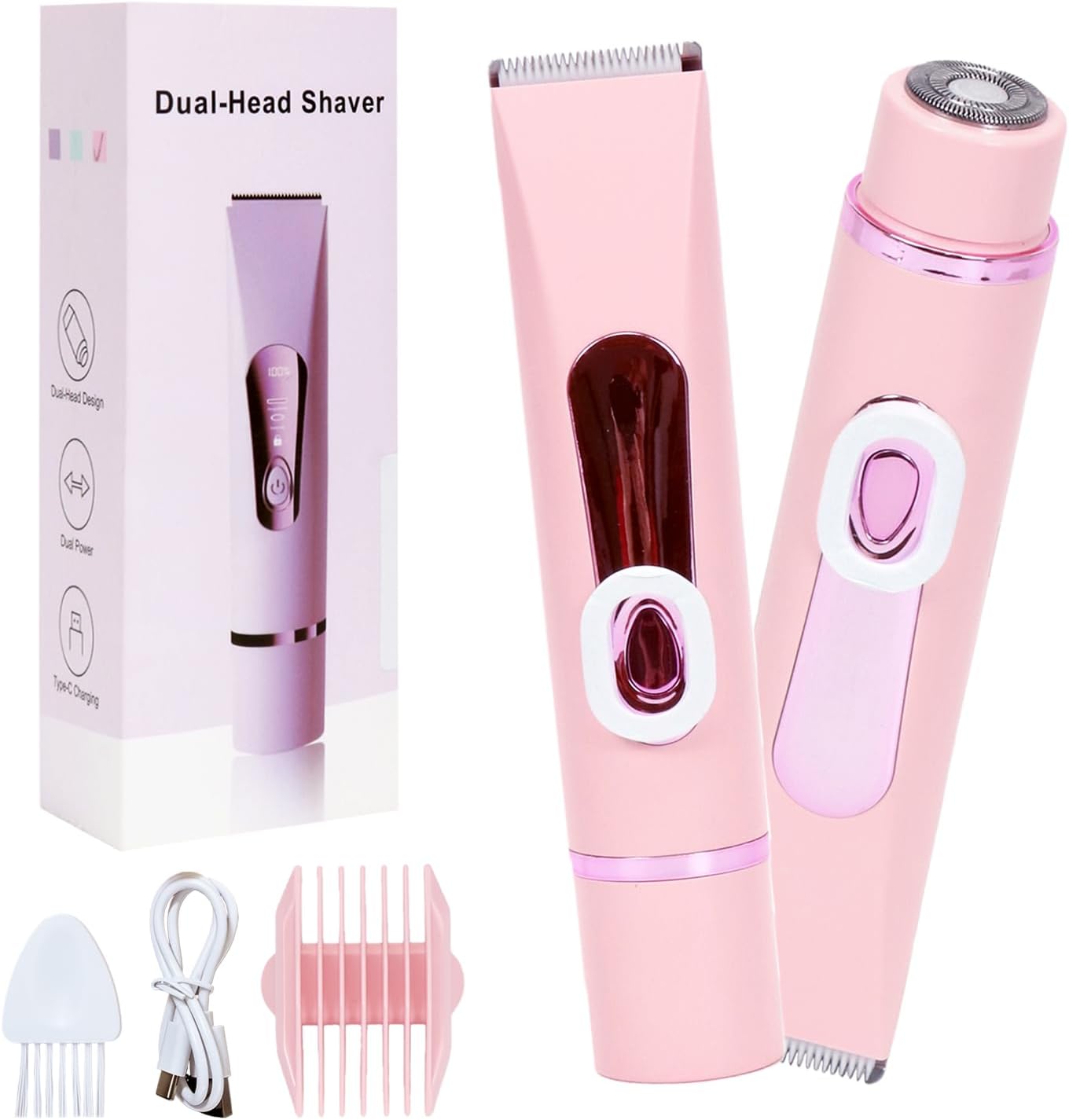 Rasoir Électrique Wishstar 2 en 1 pour Femmes - Douceur et Précision