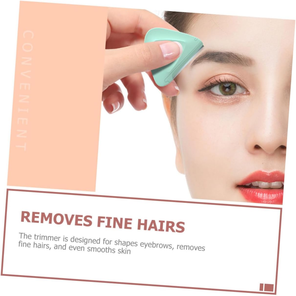 Rasoirs à sourcils en plastique et acier inoxydable : 6 pièces portables pour un maquillage impeccable en voyage – Image 6