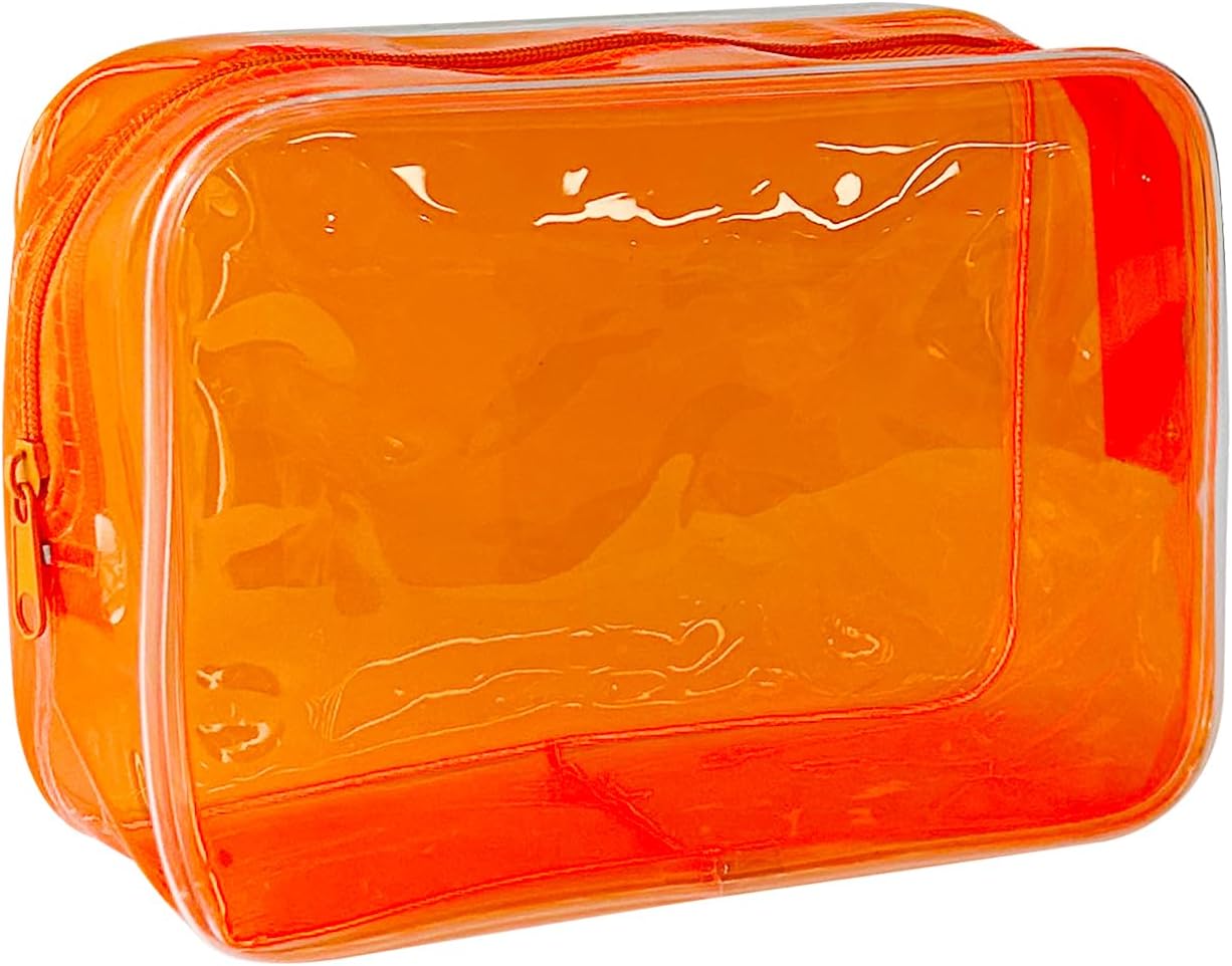 Trousse de toilette en PVC transparent : grande capacité pour un voyage moderne et stylé
