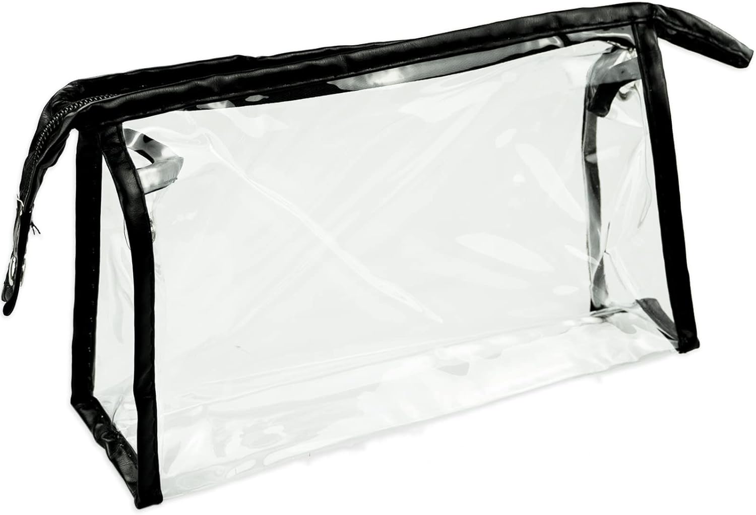 Maquillage transparente : trousse de toilette étanche pour femmes en voyage Optimisez votre expérience de voyage avec cette trousse de toilette en vinyle et plastique PVC, idéale pour des vacances ou des déplacements professionnels