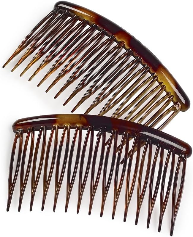 Peignes décoratifs en plastique : un lot de 2 pour sublimer tous les types de cheveux – Image 4