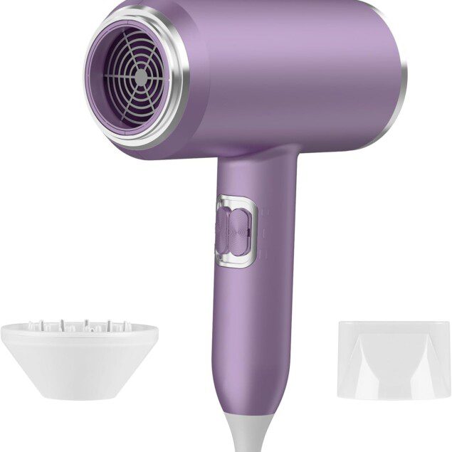 Sèche-cheveux professionnel 2400W ionique : l'allié parfait pour femmes et enfants à domicile ou en voyage