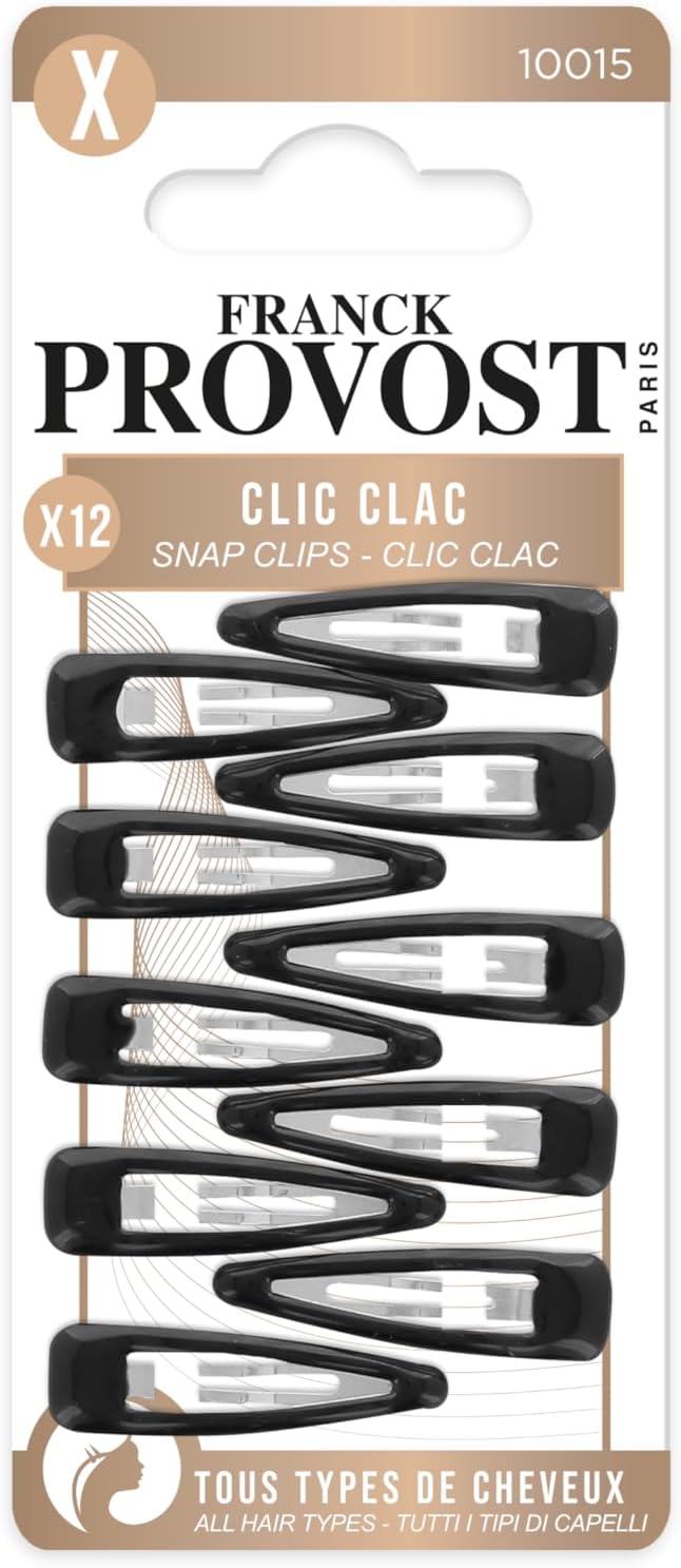 Pinces à cheveux clic clac : le lot de 12 pour une coiffure élégante et colorée