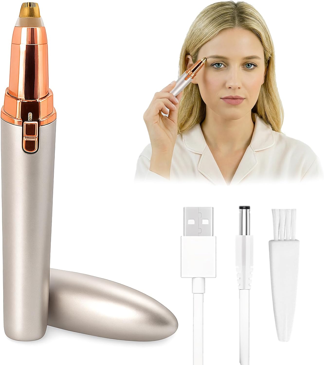 Stylo Électrique à Sourcils - Compact pour Femmes, Précision Instantanée