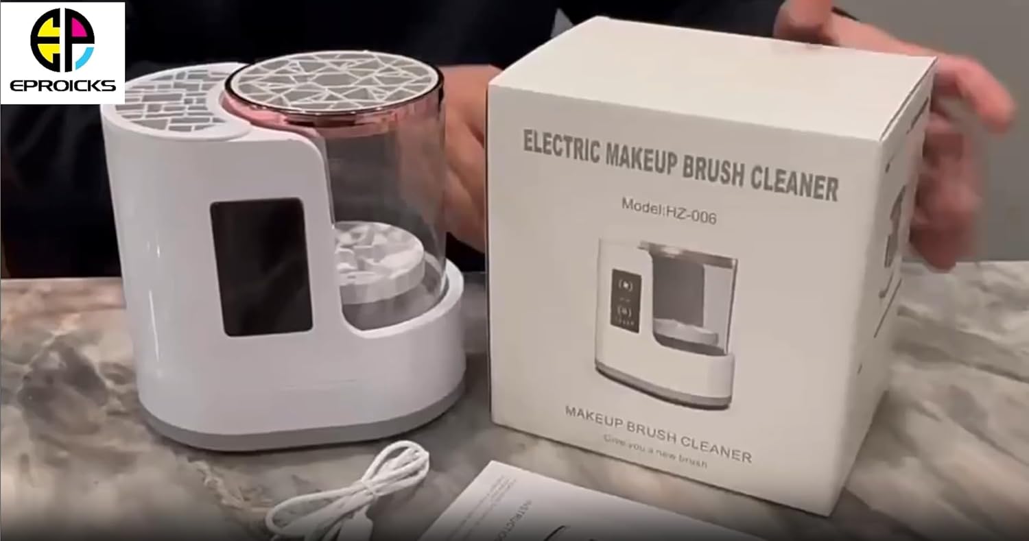 Nettoyeur pinceau maquillage électrique : l'outil 3 en 1 idéal pour les passionnées de beauté Découvrez le nettoyeur pinceau maquillage électrique avec sécheur intégré, une machine de nettoyage automatique qui simplifie l'entretien de vos pinceaux. Conçue pour les amateurs de maquillage, cette solution efficace garantit des pinceaux parfaitement propres et secs en un rien de temps, tout en préservant la qualité de vos outils de beauté. – Image 7