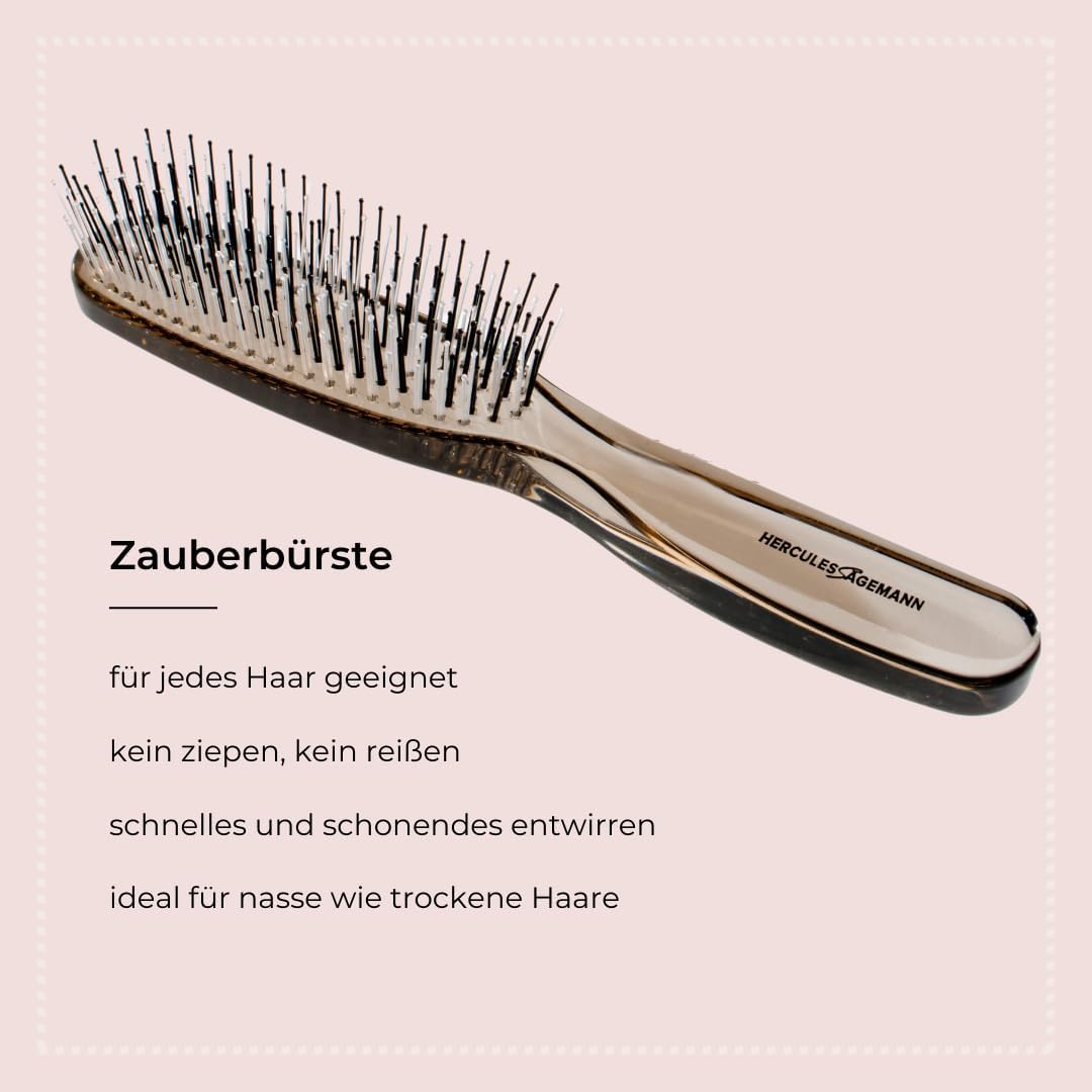 Brosse magique démêlante : l'alliée idéale pour hommes et femmes Découvrez la brosse à cheveux sans tirer, spécialement conçue pour un démêlage rapide et en douceur – Image 2