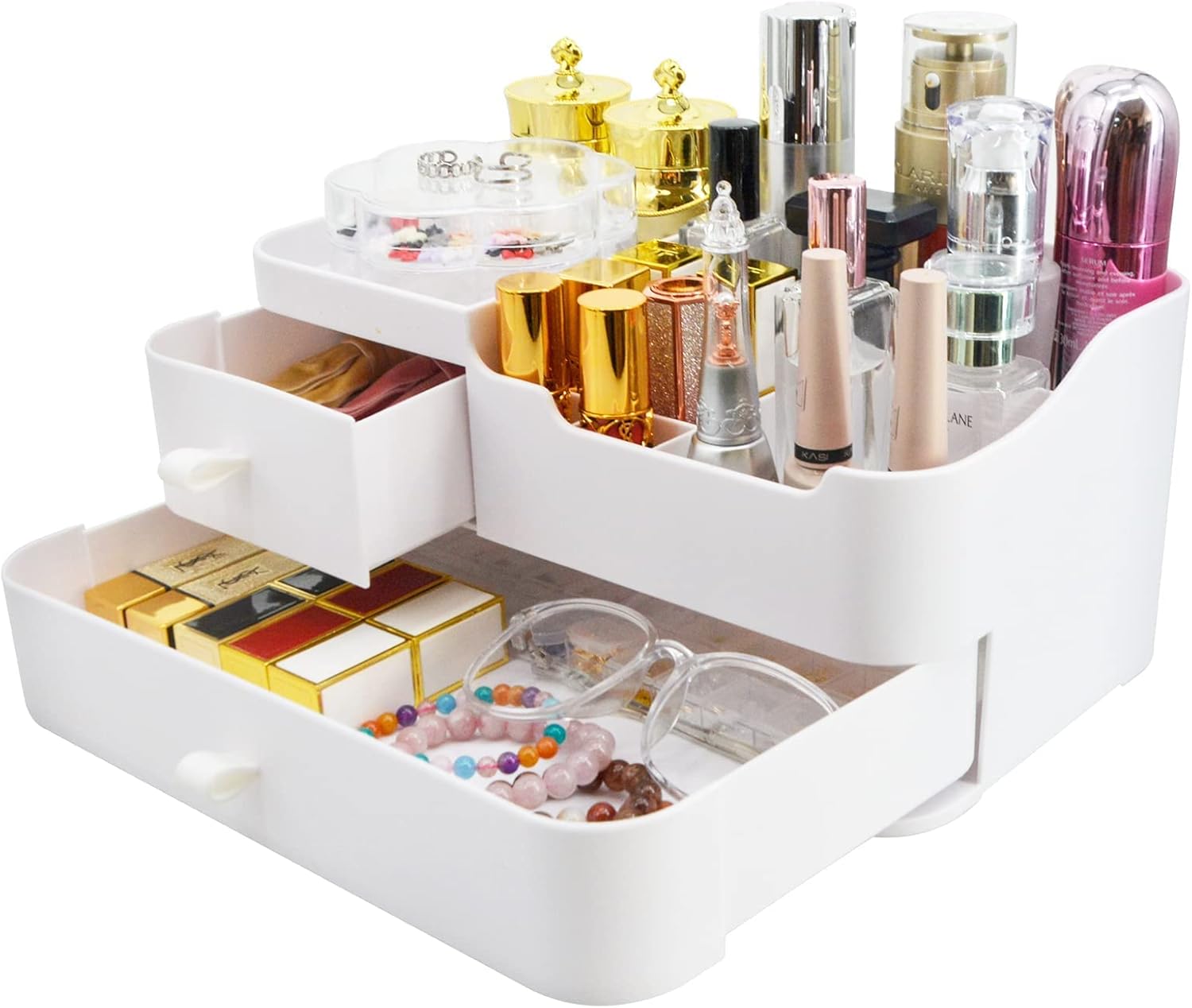 Rangement maquillage : boîte organisateur tiroir pour salle de bain, idéale pour vos produits de beauté et cosmétiques – Image 9