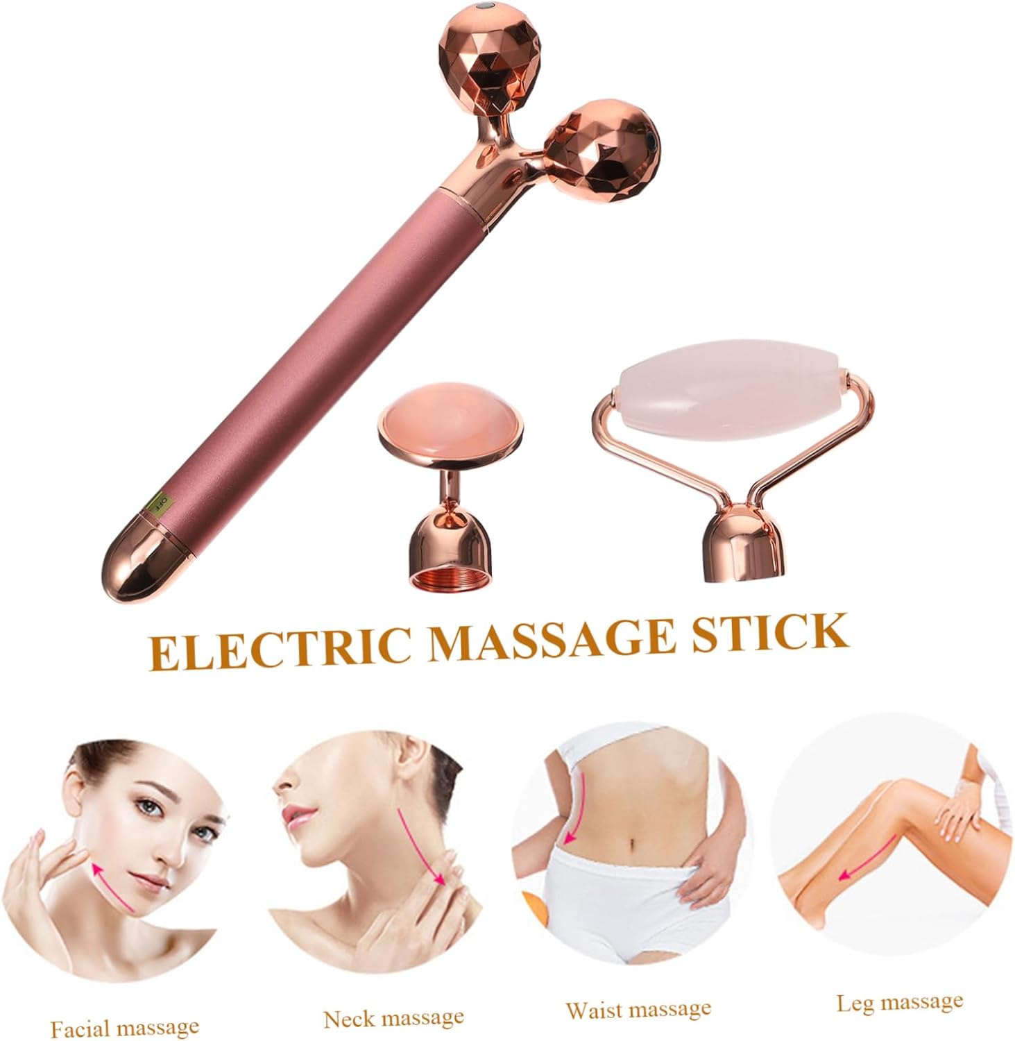 Ensemble de roller de jade électrique : pour un massage facial anti-âge et des résultats éclatants – Image 7