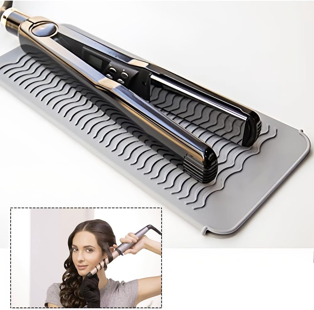 Tapis résistant à la chaleur : la pochette en silicone idéale pour fers à friser et lisseurs, pour des séances de coiffure sans souci – Image 5