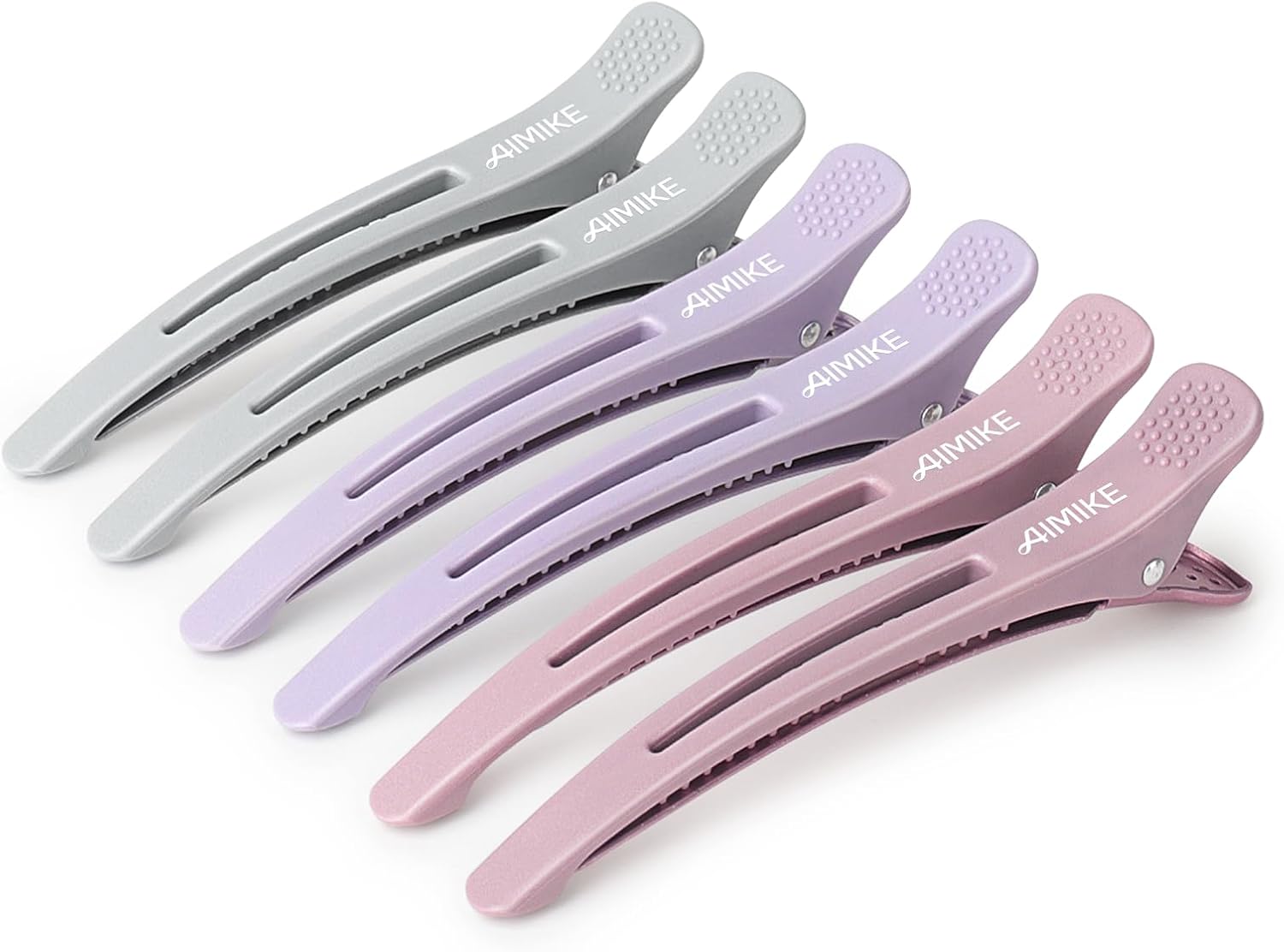 Pince crocodile cheveux femme : 6 pièces antidérapantes pour un sectionnement précis et sans trace