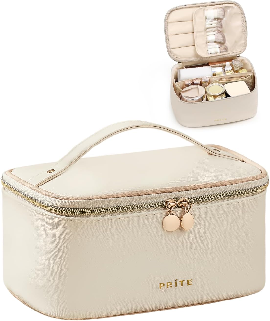 Trousse de maquillage imperméable en cuir : l’accessoire parfait pour femmes en voyage