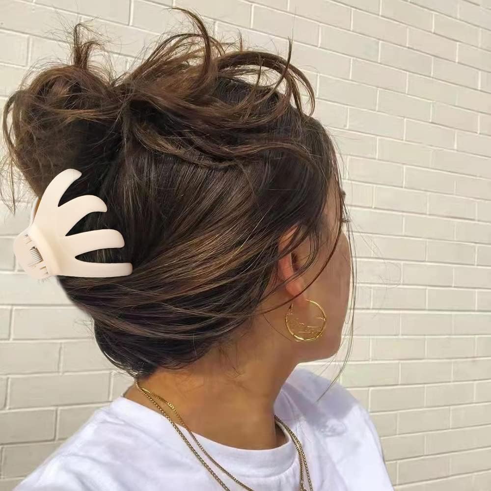 Pinces à cheveux antidérapantes : ensemble de 5 pinces idéales pour les filles aux cheveux longs, épais et bouclés – Image 5