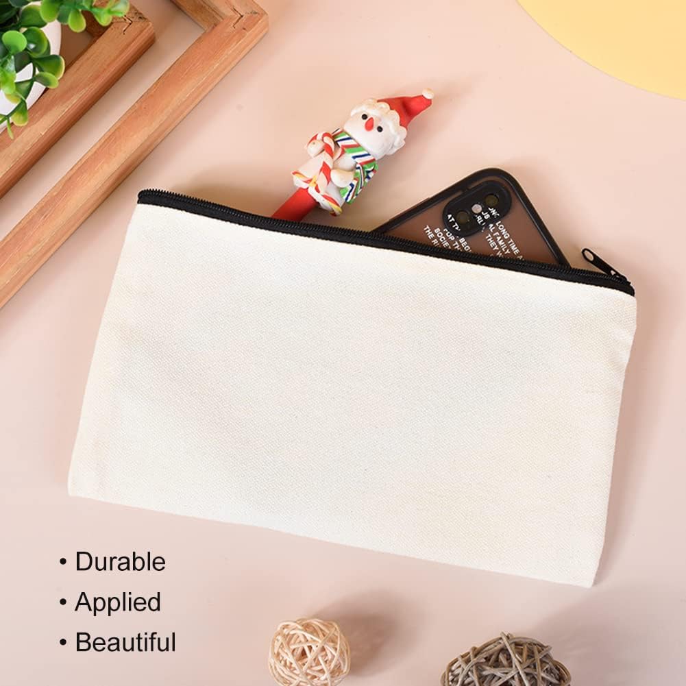 Pochette en tissu zippée : l'accessoire idéal pour le travail, l'école et vos voyages – Image 2