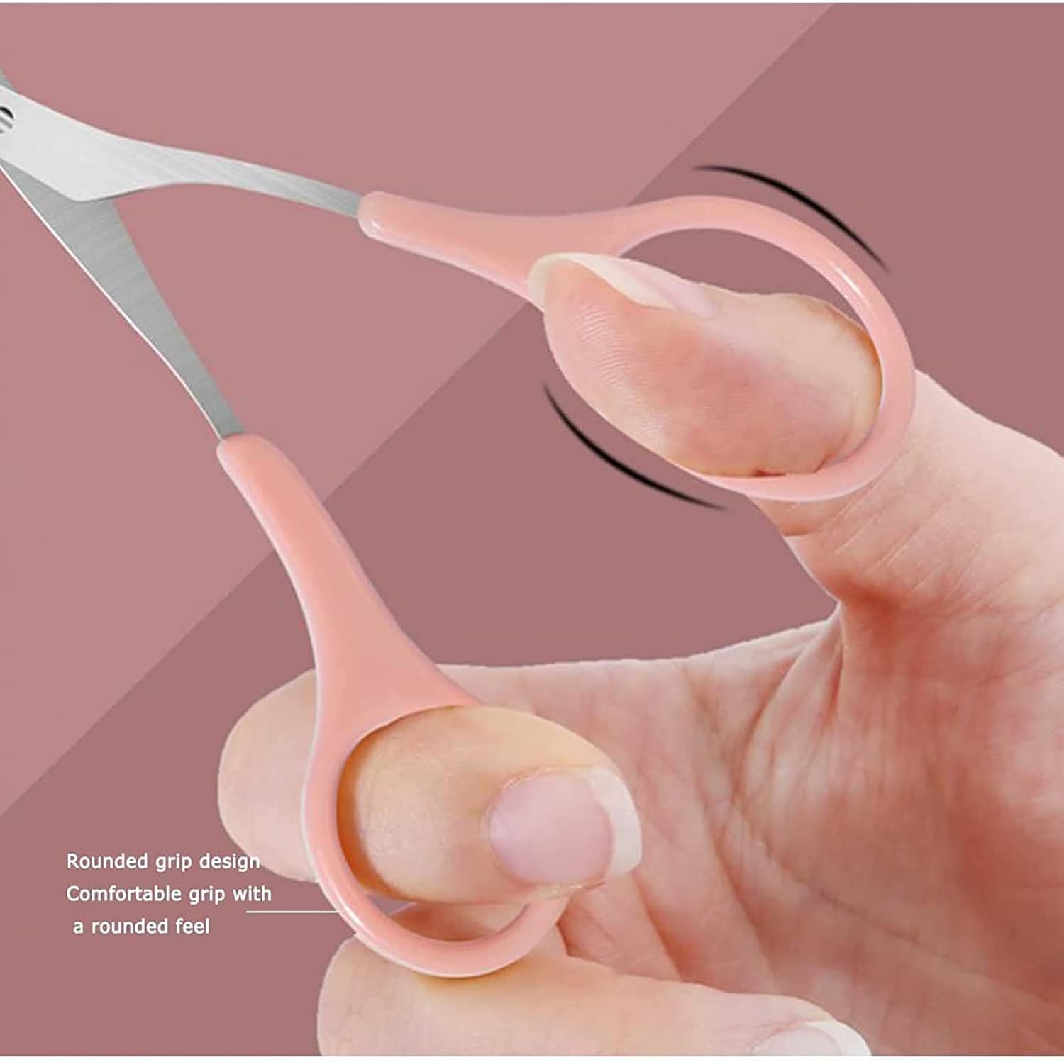 Ciseaux à sourcils : l'outil essentiel pour une mise en beauté parfaite Ciseaux à sourcils avec peigne pour femmes et hommes - Raccourcissez vos sourcils et cils avec élégance – Image 4