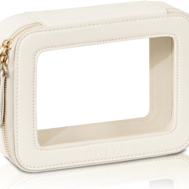 Trousse de maquillage transparente : l'étui cosmétique imperméable pour femmes, idéal pour vos voyages et l'organisation de votre voiture