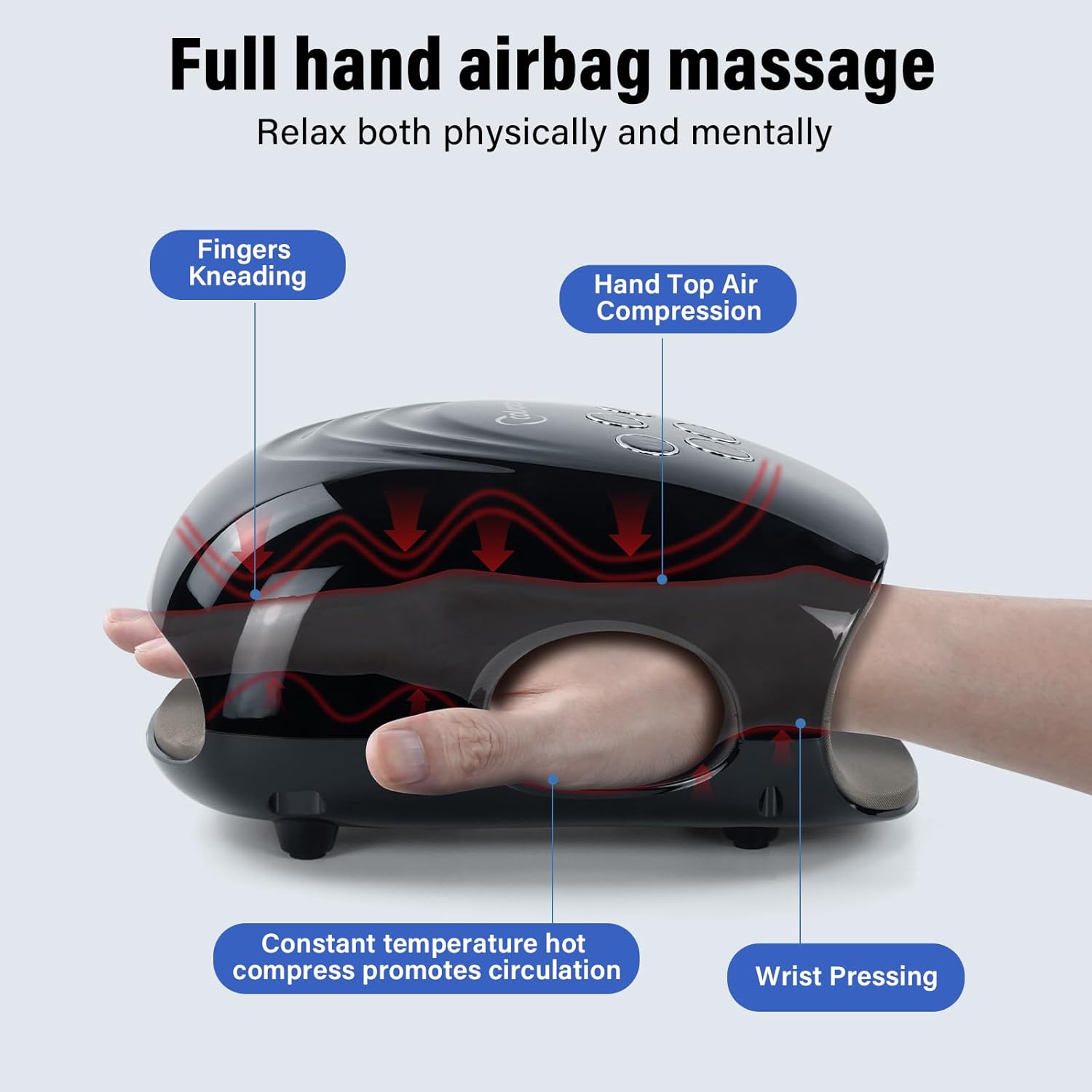 Masseur électrique pour les mains : soulagement instantané et chaleur apaisante à domicile Le cadeau idéal pour la famille et les amis qui recherchent détente et bien-être – Image 6