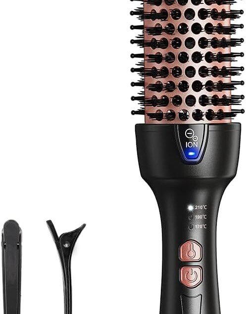 Brosse thermique ionique de 38 mm : la solution idéale pour un brushing impeccable à la maison