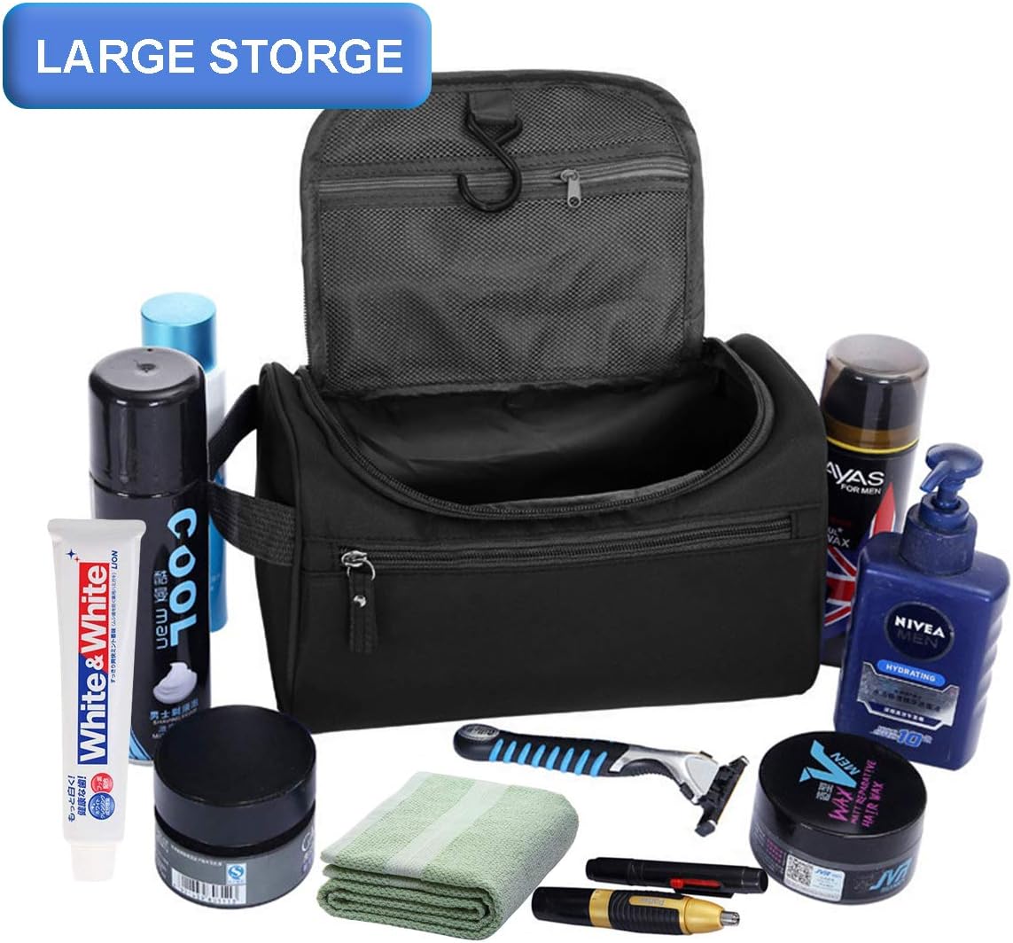 Trousse de toilette homme : grande trousse de maquillage imperméable suspendue pour un voyage organisé et stylé – Image 6