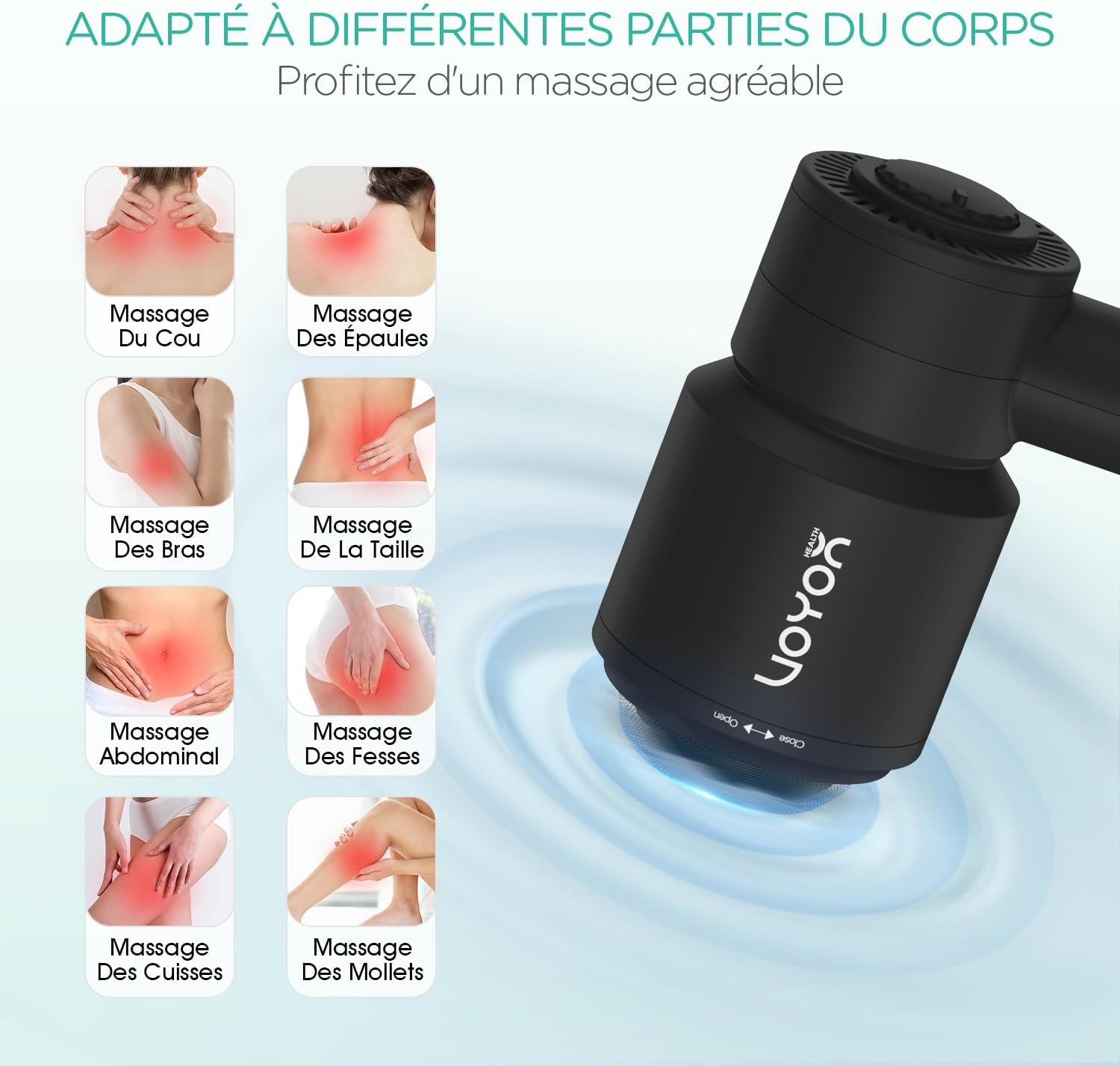 Masseur anti-cellulite pour un corps tonique : relaxez vos muscles et éliminez la cellulite avec notre appareil portable et rechargeable – Image 3