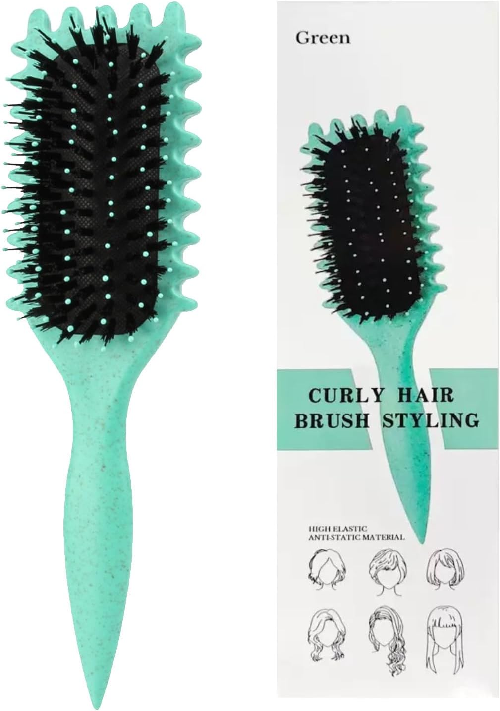 Brosse à cheveux bouclés : le choix idéal pour hommes et femmes pour démêler, façonner et définir vos boucles avec élégance