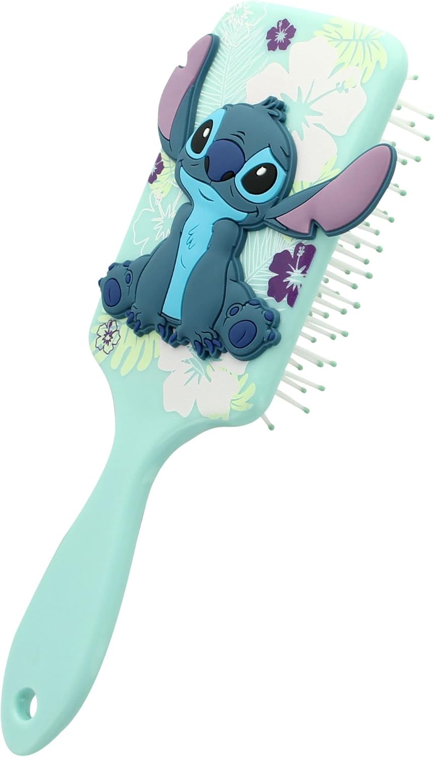 Brosse à cheveux silicone 3D Stitch : l'accessoire idéal pour les fans de Lilo & Stitch, adaptée à tous types de cheveux – Image 2