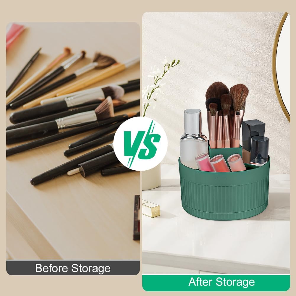 Rangement pinceaux maquillage 360° : l’organisateur cosmétique multifonctionnel pour un espace beauté élégant et pratique – Image 5