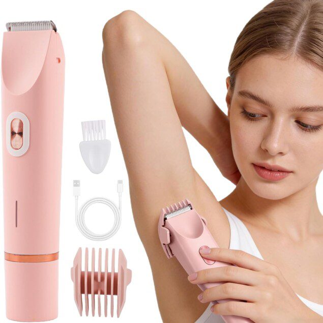 Rasoir Électrique Damen 2-en-1 pour Femme - Étanche & Puissant