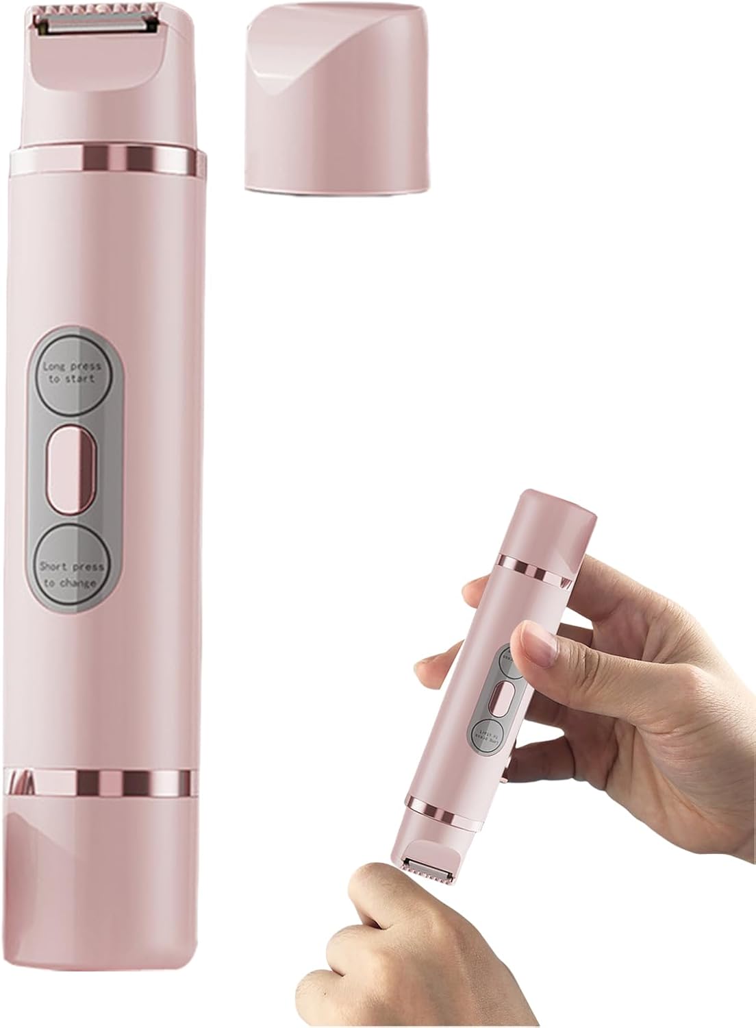 Rasoir Électrique Femme - Trimmer Portable pour Aisselles et Jambes