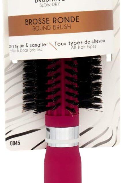 Brushing professionnel : brosse picots sanglier en nylon pour un coiffage parfait