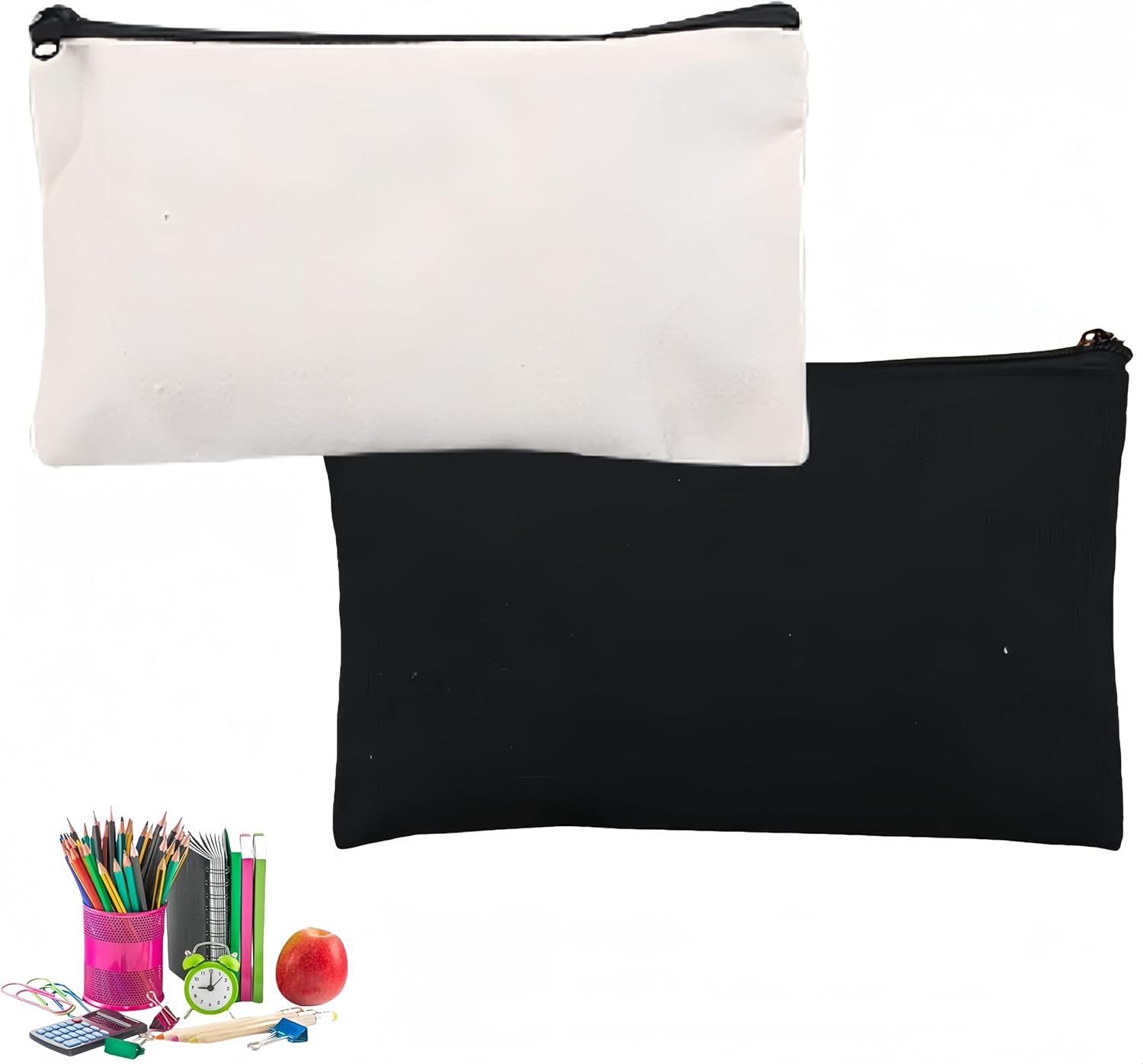 Pochette en tissu zippée : l'accessoire idéal pour le travail, l'école et vos voyages