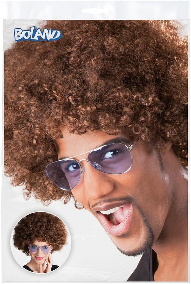 Perruque bouclée pour adultes : le choix idéal pour vos costumes de carnaval et Halloween – Image 5
