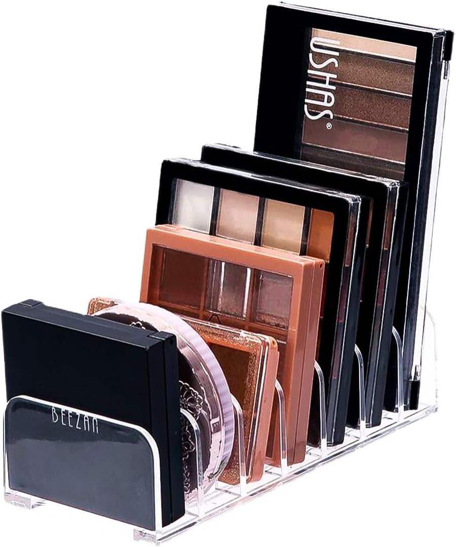 Rangement maquillage transparent : l’organisateur idéal pour vos palettes cosmétiques et fards à paupières