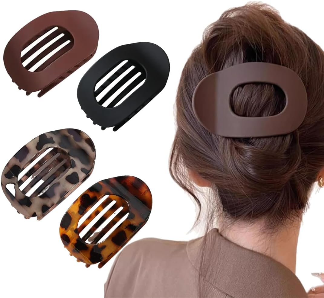 Pinces à cheveux plates antidérapantes : 4 accessoires élégants pour dames