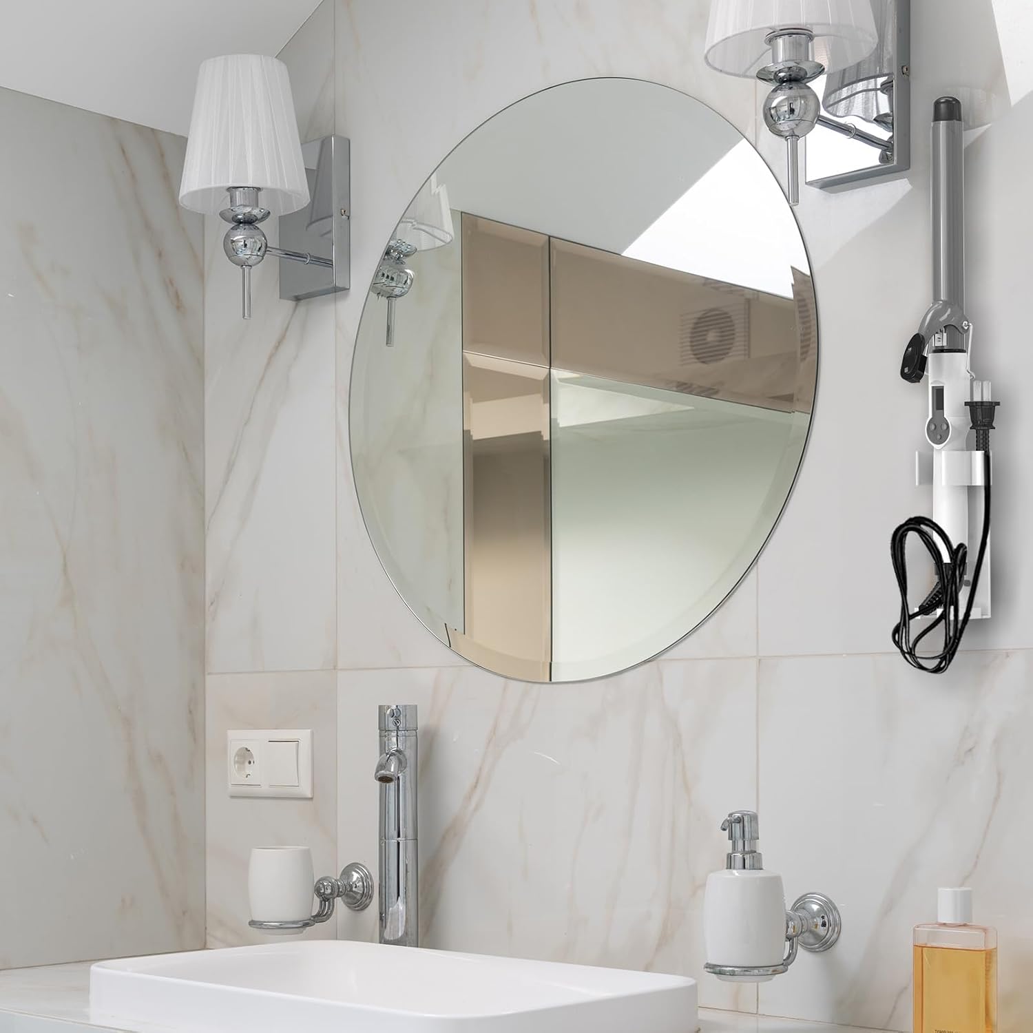 Supports muraux extra larges pour fer à friser : solution idéale pour les passionnés de coiffure – Image 5