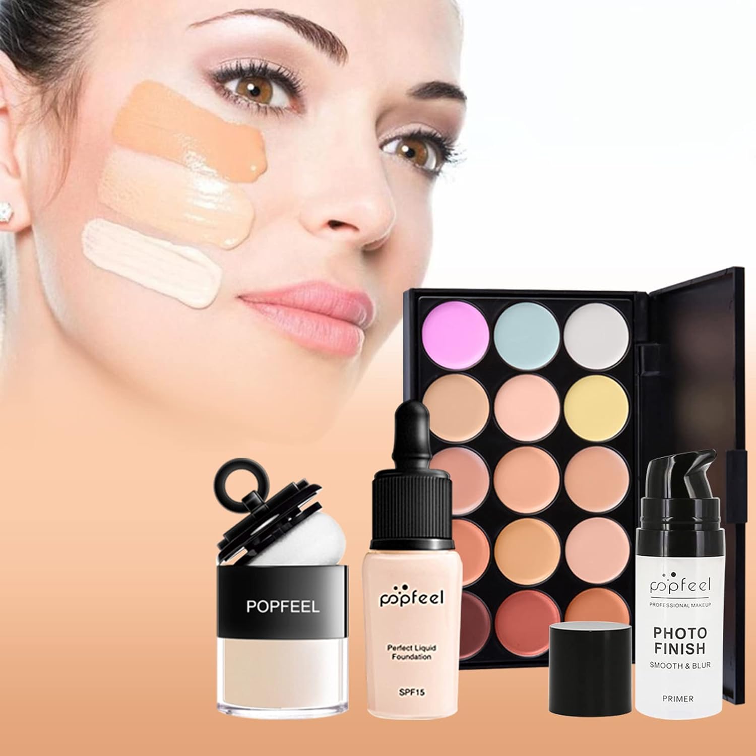 Coffret maquillage complet pour femmes : 50 pcs de produits professionnels pour sublimer votre beauté au quotidien – Image 3