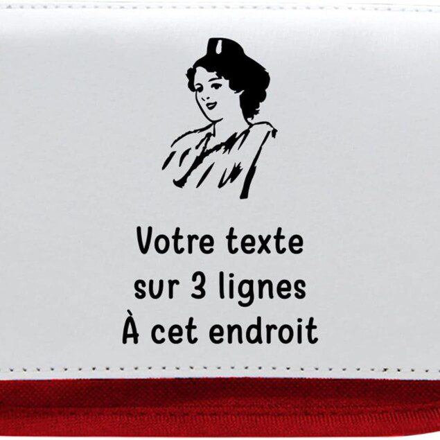 Trousse de beauté personnalisable : l’étui de maquillage rouge idéal pour les passionnées de cosmétiques
