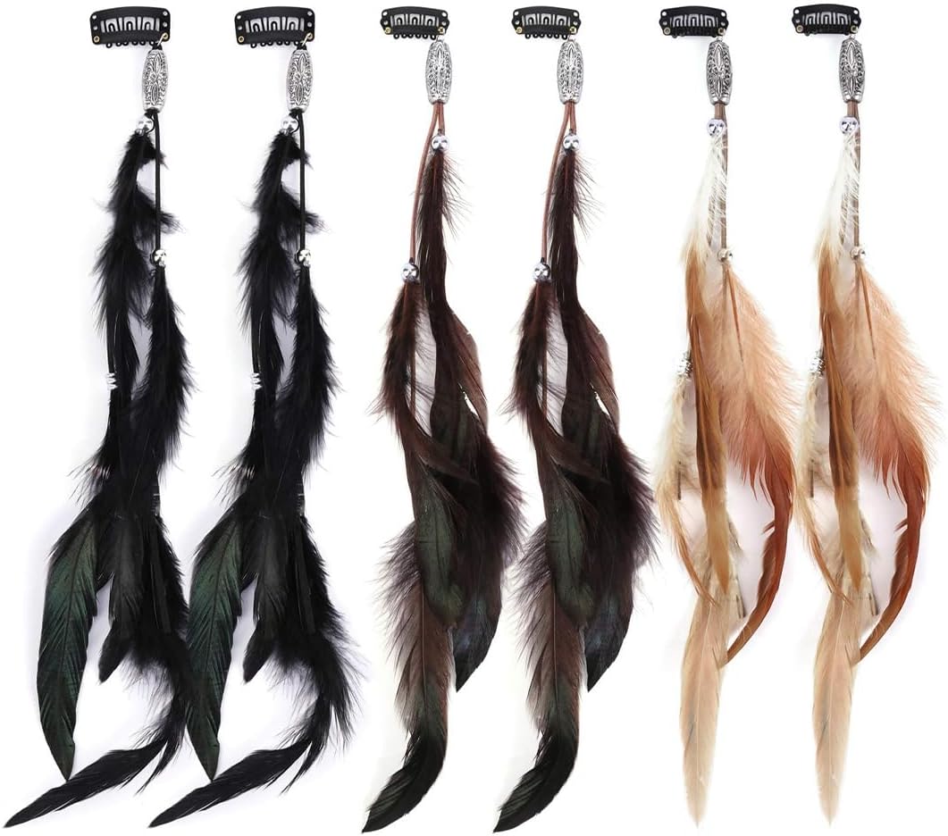 Pinces à cheveux plumes : l'élégance boho pour vos coiffures de festival