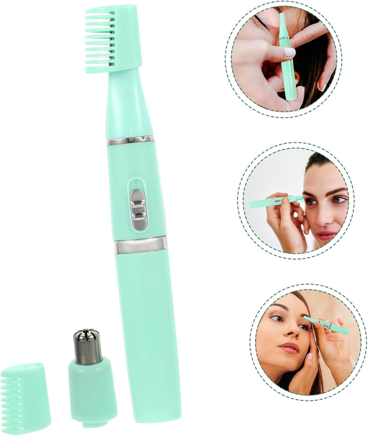 Tondeuse électrique à sourcils : l'outil multifonction idéal pour un épilation précise et soignée – Image 3