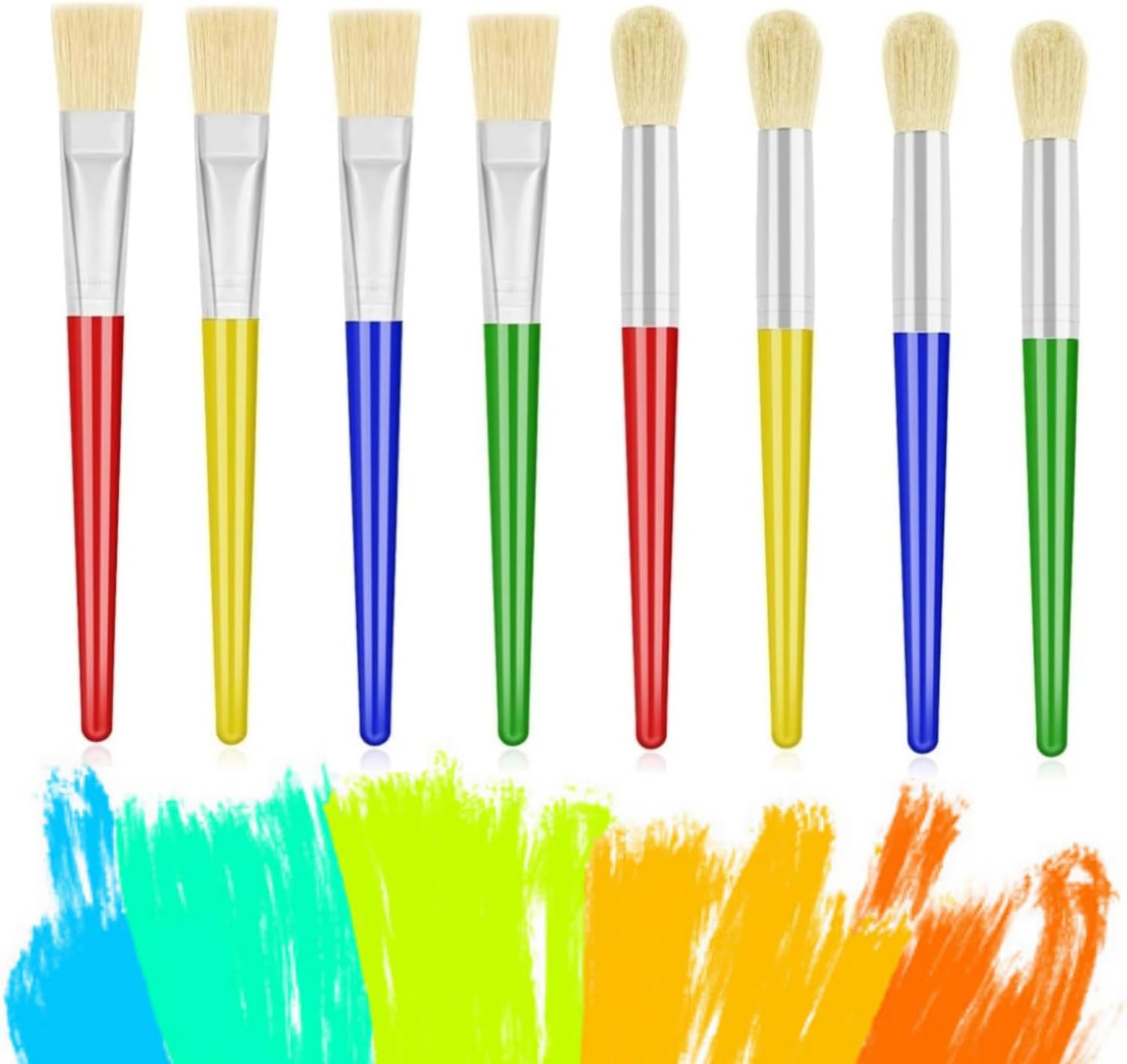 Ensemble de pinceaux pour enfants : l'outil idéal pour initier les tout-petits à la peinture artistique en classe