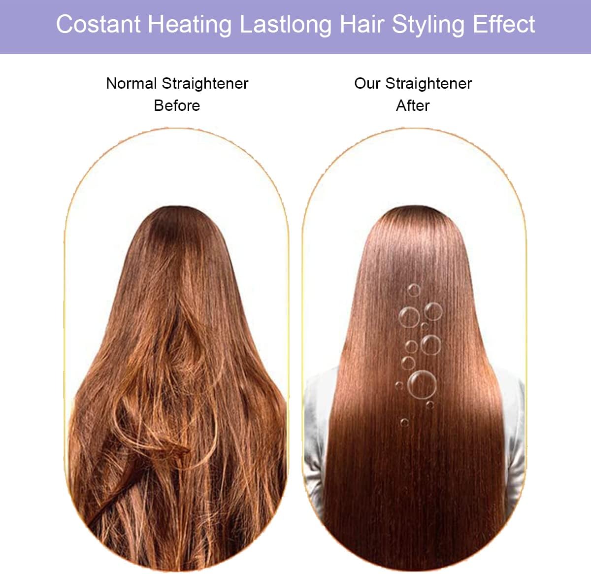 Fer à lisser 2 en 1 : lisseur et fer à friser mini en céramique pour tous types de cheveux, idéal pour les voyages et les franges – Image 4