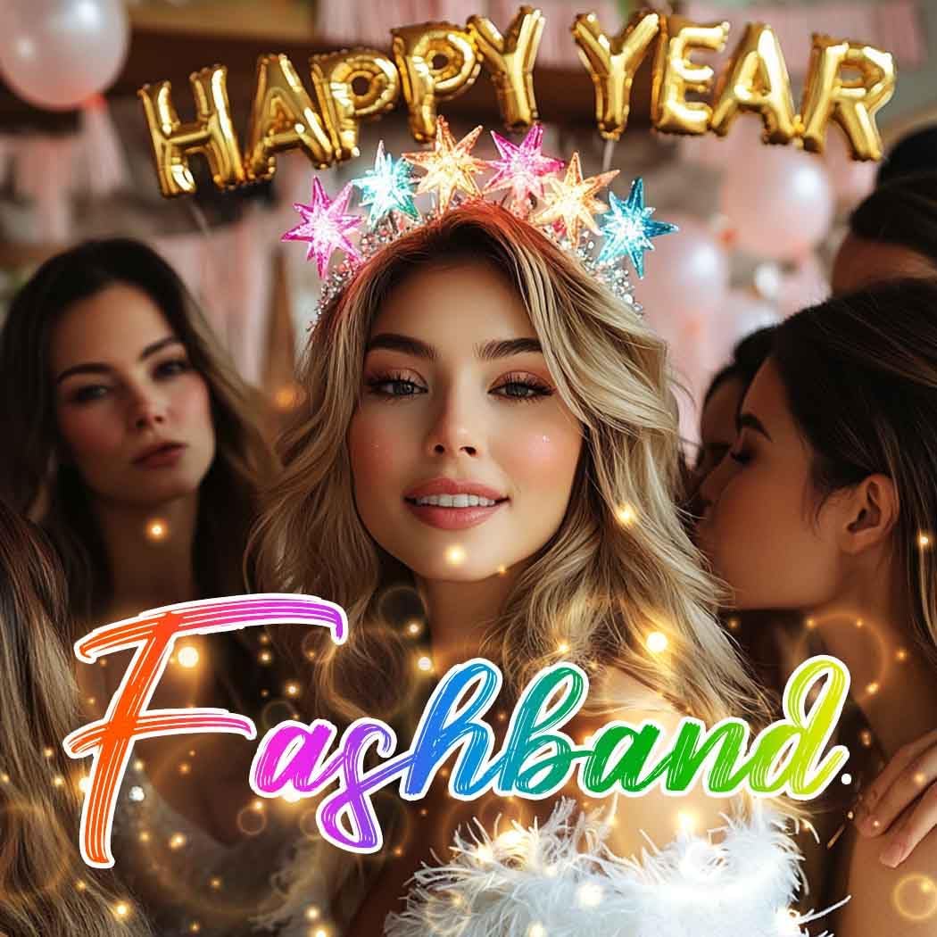 Serre-tête lumineux « Happy New Year » à LED : le bandeau à paillettes idéal pour les femmes qui célèbrent en beauté – Image 7