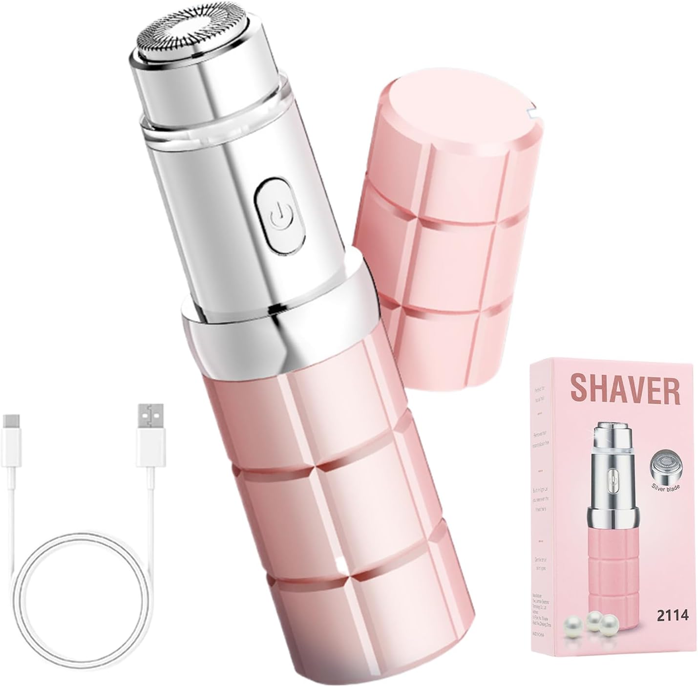 Rasoir Électrique Pour Femmes - Épilateur Rouge À Lèvres Pratique   Pour Beauté Voyage, Soin Domicile et Salon - Peau Douce Assurée
