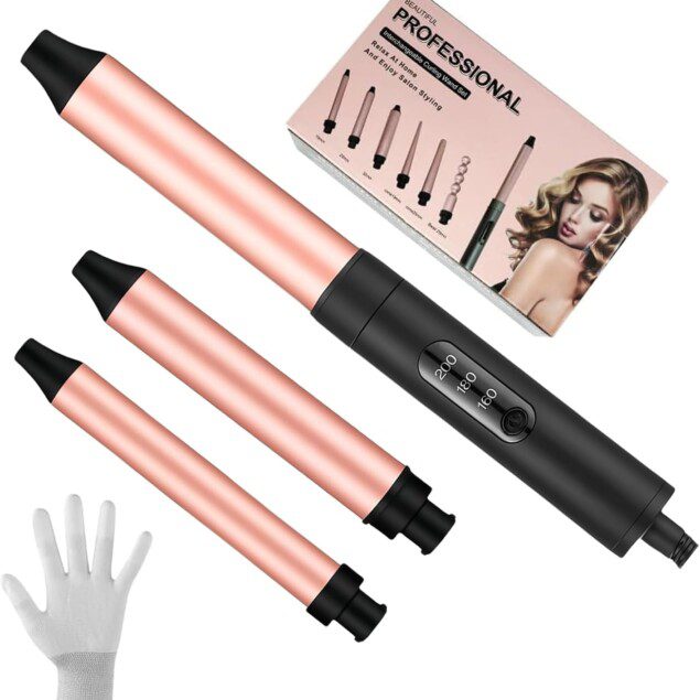Fer à boucler 3 en 1 : l'outil parfait pour créer des ondulations sublimes et durables sur tous types de cheveux